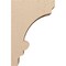 Ekena Millwork 9"W x 18"D x 27"H Classic Diane Rough Cedar Woodgrain TimberThane Corbel, Primed Tan CORUR09X18X27DIARCPR - alternate 3